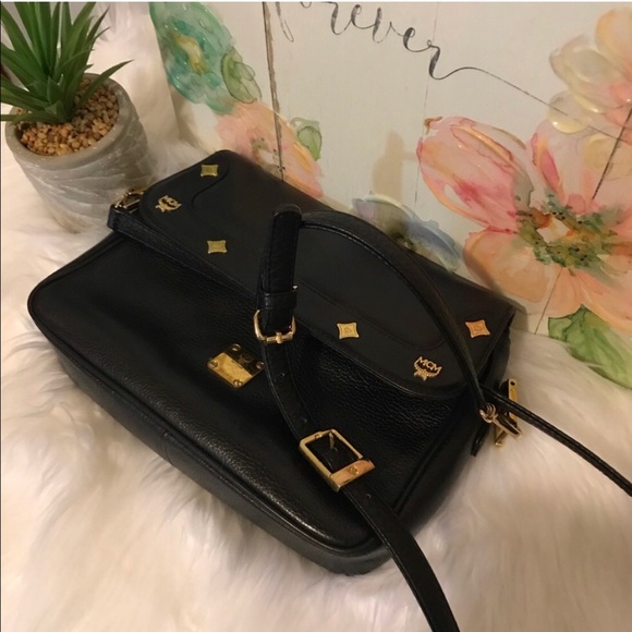 Authentic black vintage MCM crossbody - Picture 2 of 8